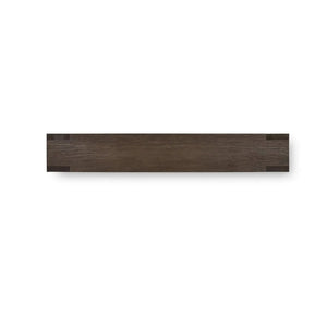 Bramble Tuscan Teak Console in Tuscan Brown w/ Weathered Teak Distress-Bramble-Blue Hand Home