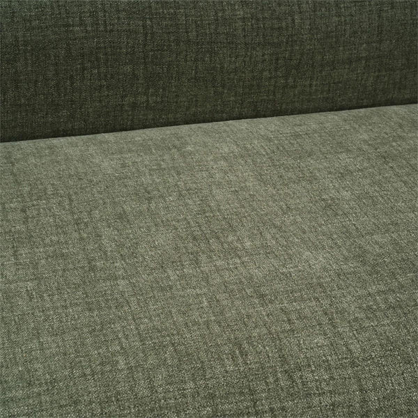 Bramble Vannes Bench w/ Legs in Walnut & w/ Thames Moss Green Performance Fabric-Bramble-Blue Hand Home