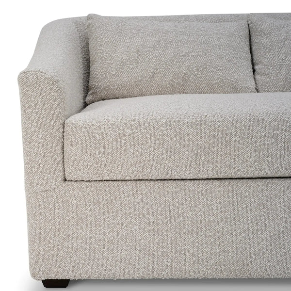 Bramble Victor Loveseat In Boucle Sand Performance Fabric-Bramble-Blue Hand Home