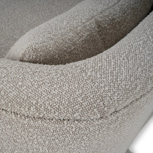 Bramble Victor Loveseat In Boucle Sand Performance Fabric-Bramble-Blue Hand Home
