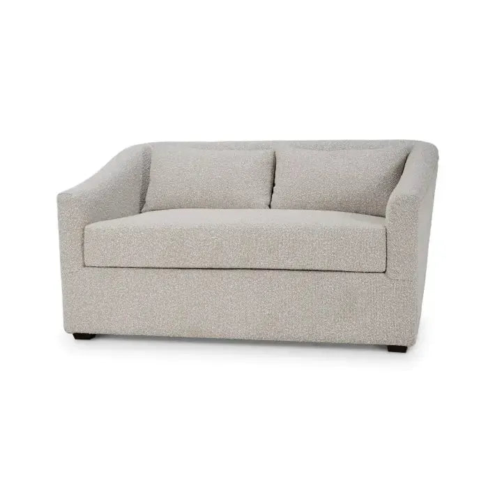 Bramble Victor Loveseat In Boucle Sand Performance Fabric-Bramble-Blue Hand Home