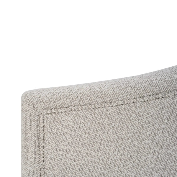 Bramble Victor Swivel Chair In Boucle Sand Performance Fabric-Bramble-Blue Hand Home
