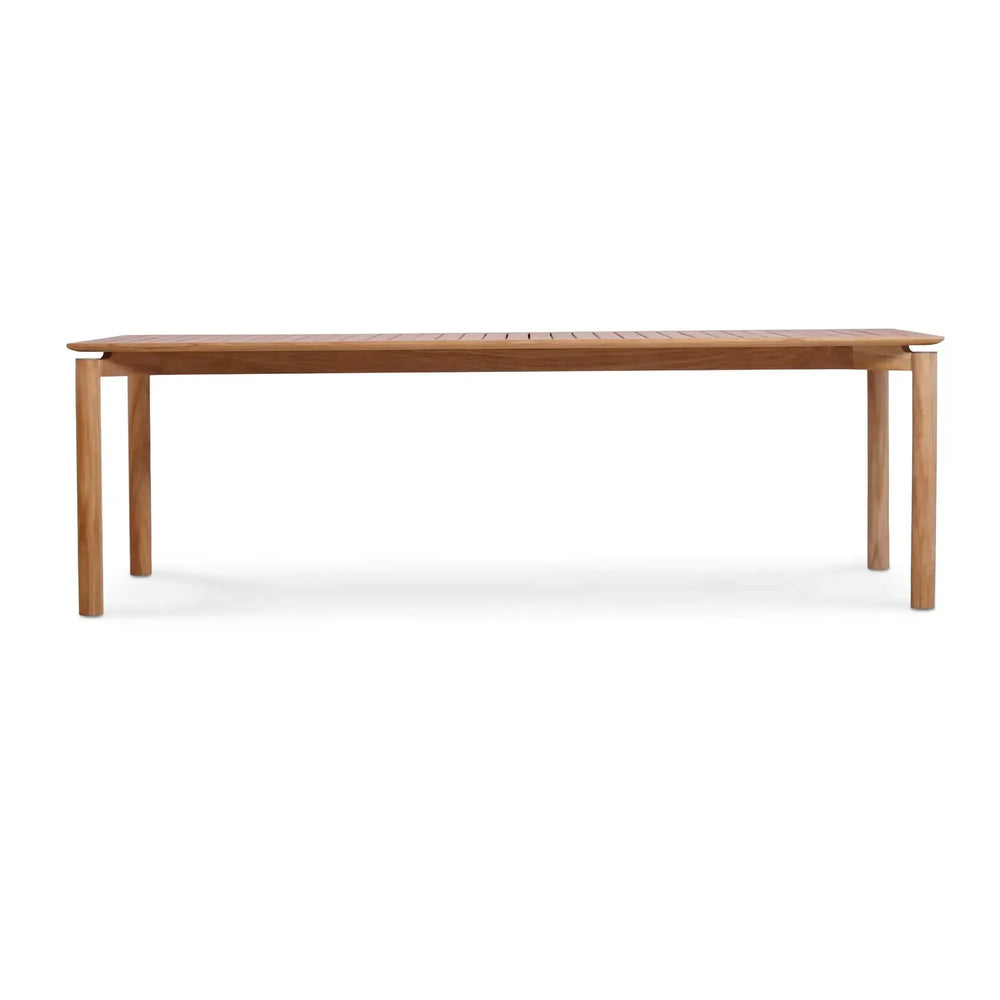 Bramble Virginia Dining Table 94'' - Outdoor Teak-Bramble-Blue Hand Home