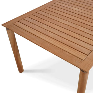 Bramble Virginia Dining Table 94'' - Outdoor Teak-Bramble-Blue Hand Home