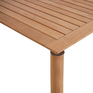 Bramble Virginia Dining Table 94'' - Outdoor Teak-Bramble-Blue Hand Home