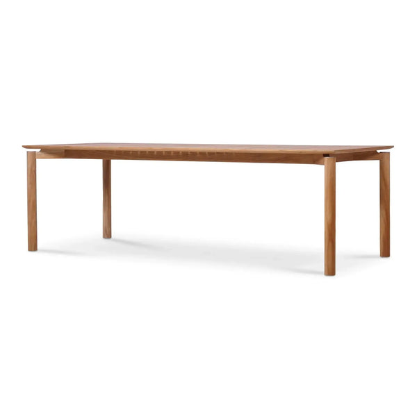 Bramble Virginia Dining Table 94'' - Outdoor Teak-Bramble-Blue Hand Home