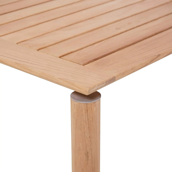 Bramble Virginia Rectangular Coffee Table - Outdoor Teak-Bramble-Blue Hand Home