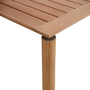 Bramble Virginia Rectangular Coffee Table - Outdoor Teak-Bramble-Blue Hand Home