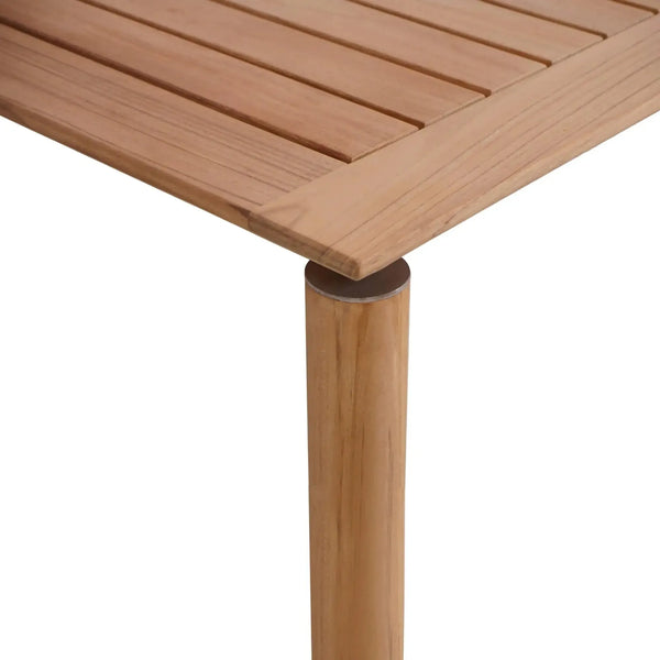 Bramble Virginia Rectangular Coffee Table - Outdoor Teak-Bramble-Blue Hand Home