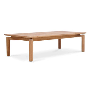 Bramble Virginia Rectangular Coffee Table - Outdoor Teak-Bramble-Blue Hand Home