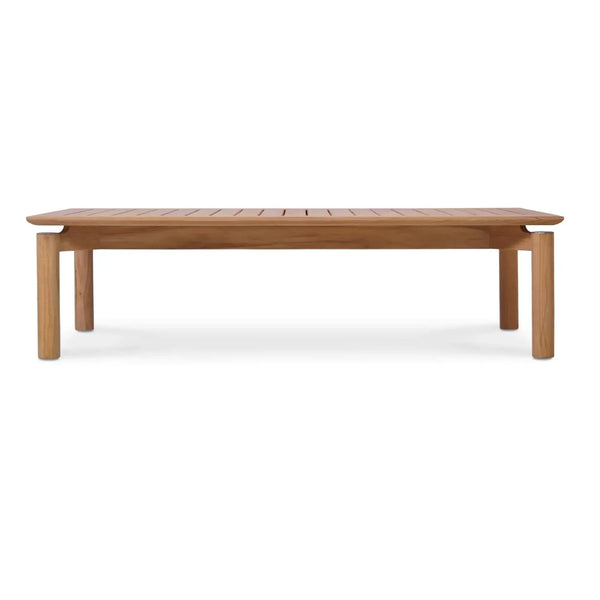 Bramble Virginia Rectangular Coffee Table - Outdoor Teak-Bramble-Blue Hand Home