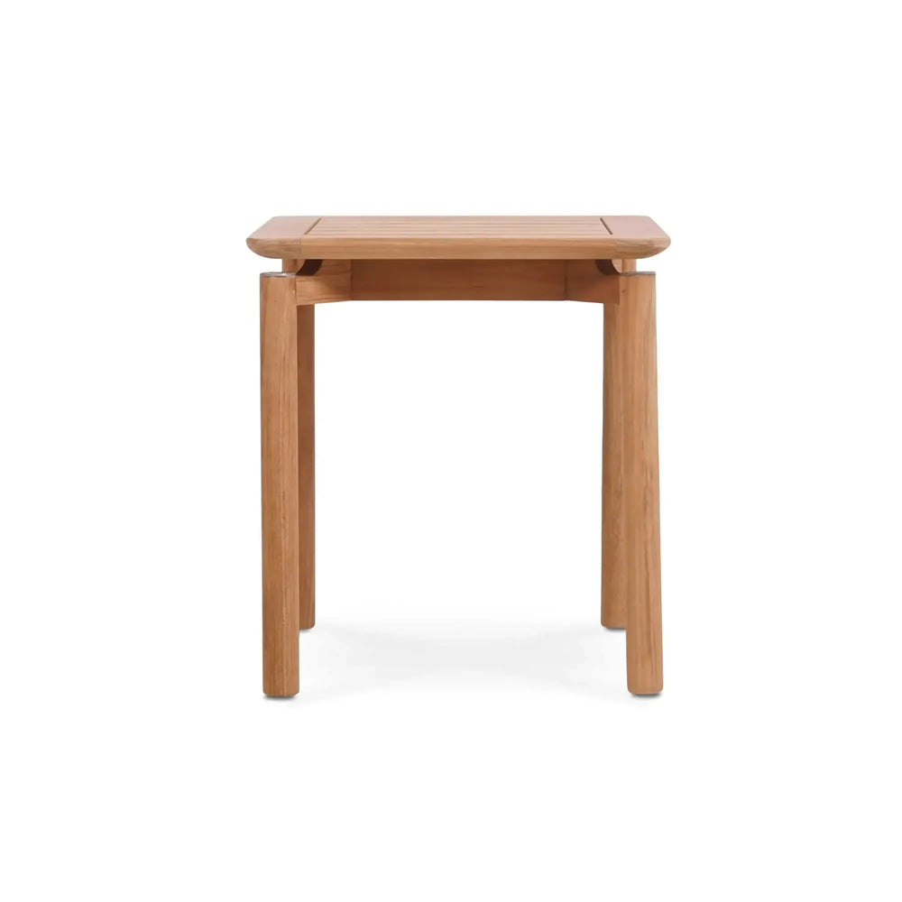 Bramble Virginia Side Table Square - Outdoor Teak-Bramble-Blue Hand Home
