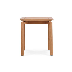 Bramble Virginia Side Table Square - Outdoor Teak-Bramble-Blue Hand Home