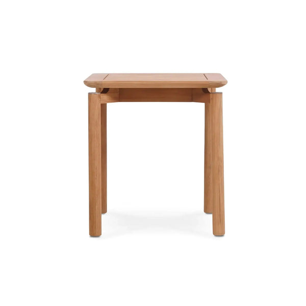 Bramble Virginia Side Table Square - Outdoor Teak-Bramble-Blue Hand Home