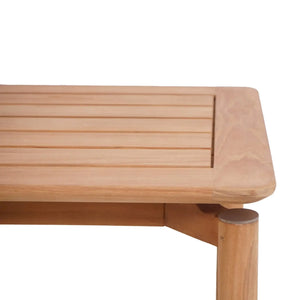 Bramble Virginia Side Table Square - Outdoor Teak-Bramble-Blue Hand Home