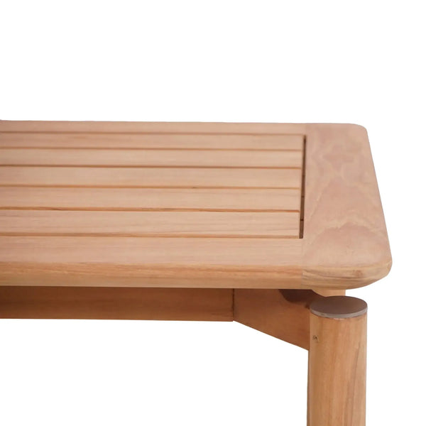 Bramble Virginia Side Table Square - Outdoor Teak-Bramble-Blue Hand Home