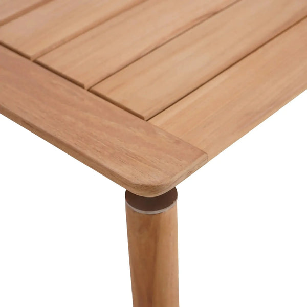 Bramble Virginia Side Table Square - Outdoor Teak-Bramble-Blue Hand Home