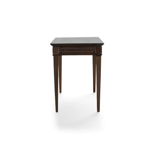 Bramble Vivienne 3 Drawer Desk in Walnut-Bramble-Blue Hand Home