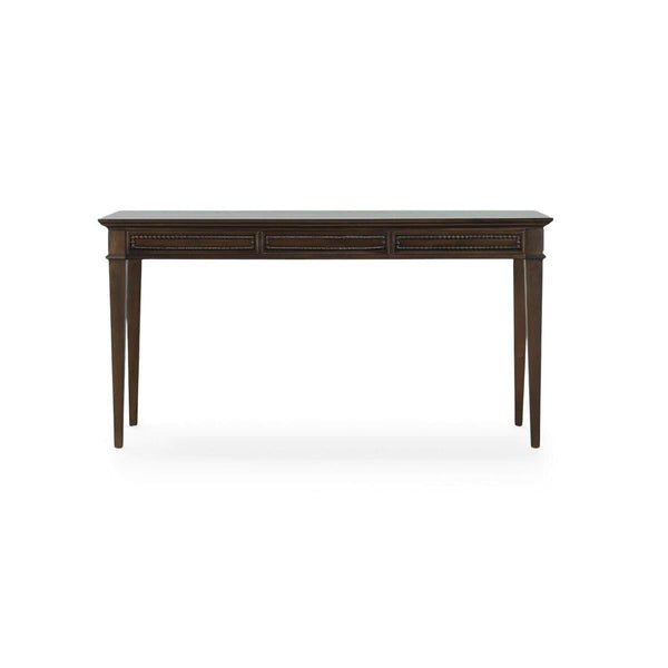 Bramble Vivienne 3 Drawer Desk in Walnut-Bramble-Blue Hand Home