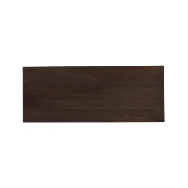 Bramble Vivienne 3 Drawer Desk in Walnut-Bramble-Blue Hand Home