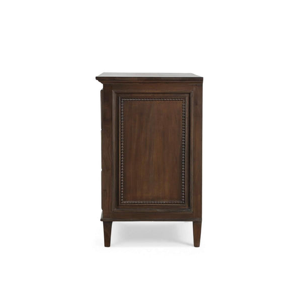 Bramble Vivienne 3 Drawer Dresser in Walnut-Bramble-Blue Hand Home