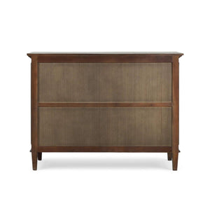 Bramble Vivienne 3 Drawer Dresser in Walnut-Bramble-Blue Hand Home