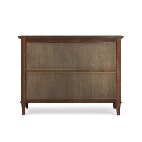 Bramble Vivienne 3 Drawer Dresser in Walnut-Bramble-Blue Hand Home