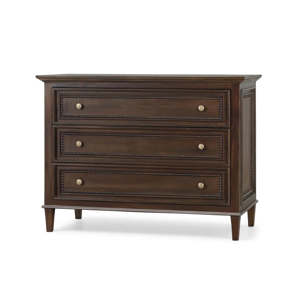 Bramble Vivienne 3 Drawer Dresser in Walnut-Bramble-Blue Hand Home