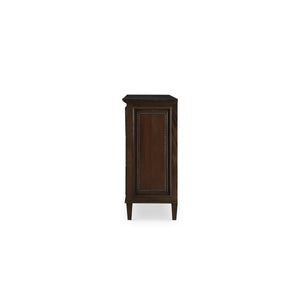 Bramble Vivienne 7 Drawer Dresser in Walnut-Bramble-Blue Hand Home