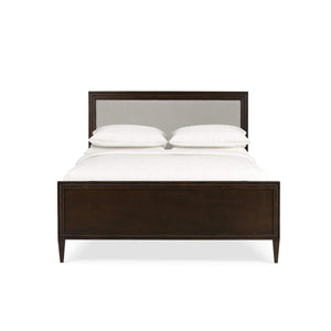 Vivienne Upholstered Queen Bed Handcrafted Solid Hardwood Frame-Blue Hand Home