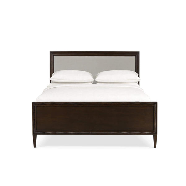Vivienne Upholstered Queen Bed Handcrafted Solid Hardwood Frame-Blue Hand Home