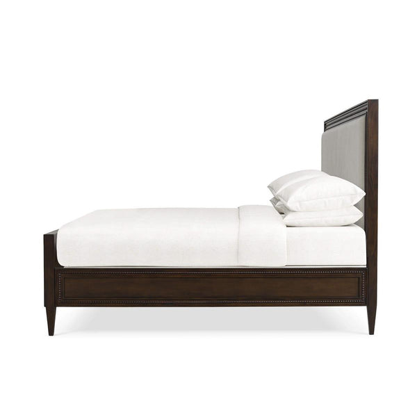 Vivienne Upholstered Queen Bed Handcrafted Solid Hardwood Frame-Blue Hand Home