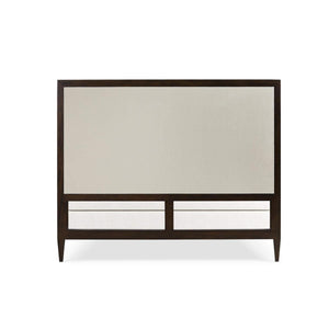 Vivienne Upholstered Queen Bed Handcrafted Solid Hardwood Frame-Blue Hand Home