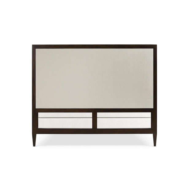 Vivienne Upholstered Queen Bed Handcrafted Solid Hardwood Frame-Blue Hand Home