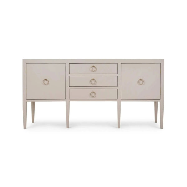 Bramble Westminster Concave Sideboard Linen Wrapped In Putty-Bramble-Blue Hand Home