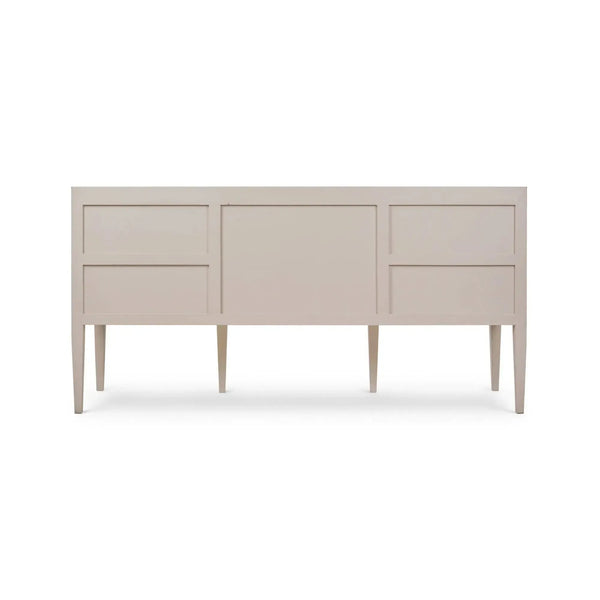 Bramble Westminster Concave Sideboard Linen Wrapped In Putty-Bramble-Blue Hand Home