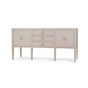 Bramble Westminster Concave Sideboard Linen Wrapped In Putty-Bramble-Blue Hand Home