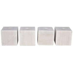Cube Decorative Candle Holder, Set of 4-Noir Furniture-Blue Hand Home