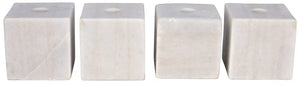 Cube Decorative Candle Holder, Set of 4-Noir Furniture-Blue Hand Home