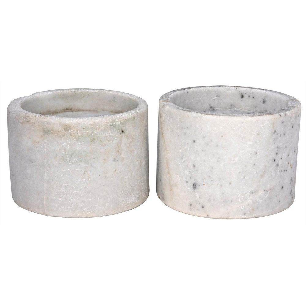 Syma Decorative Candle Holder, Set of 2-Noir Furniture-Blue Hand Home