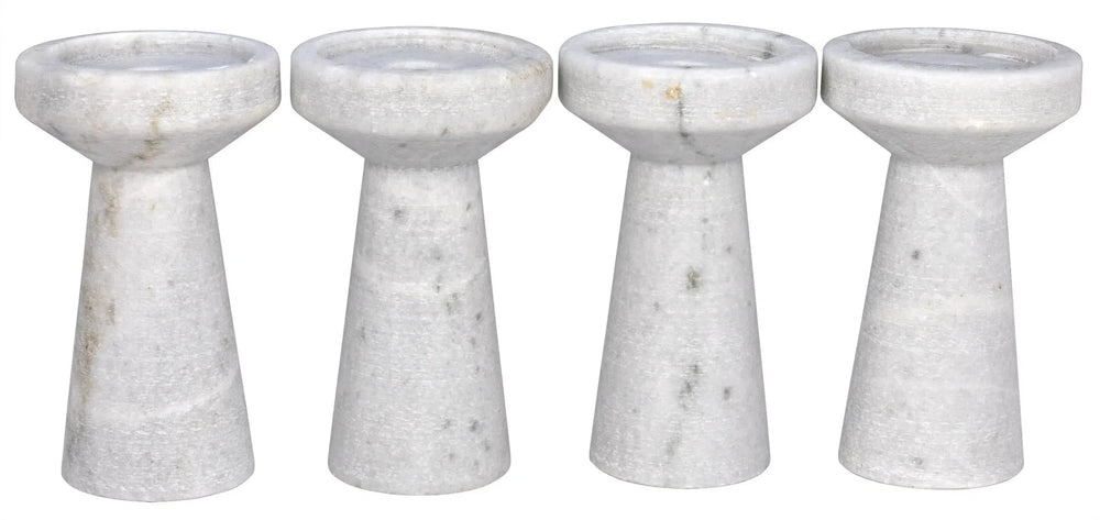 Aleka Decorative Candle Holder, Set of 4-Noir Furniture-Blue Hand Home