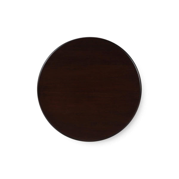 Bramble York Side Table in Matt Teak Brown-Bramble-Blue Hand Home