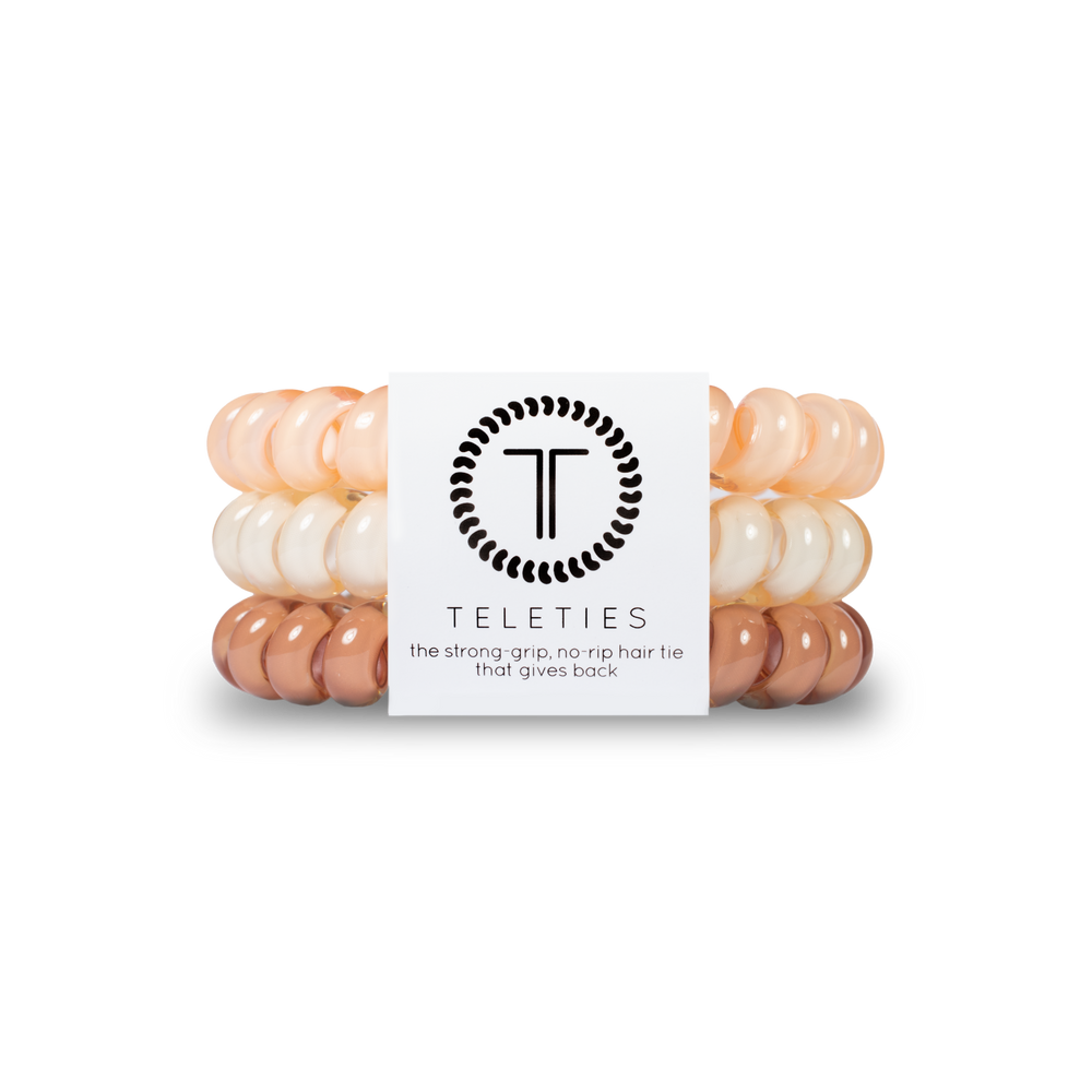 Spiral Hair Coils | Large| For the Love of Nudes Hair Ties-Blue Hand Home