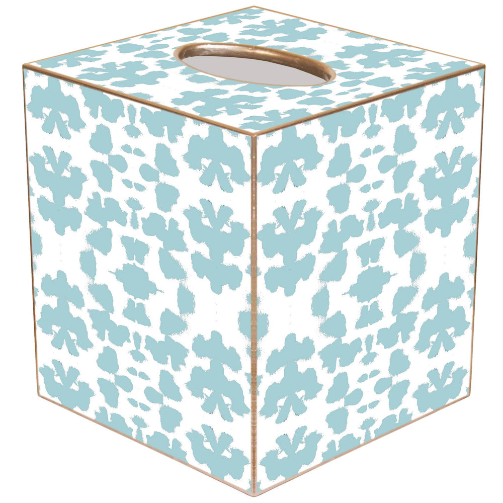 TB7901LP - Chinz Mist Laura Park Tissue Box Cover-Blue Hand Home