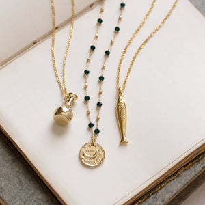 Fish Necklace-Blue Hand Home