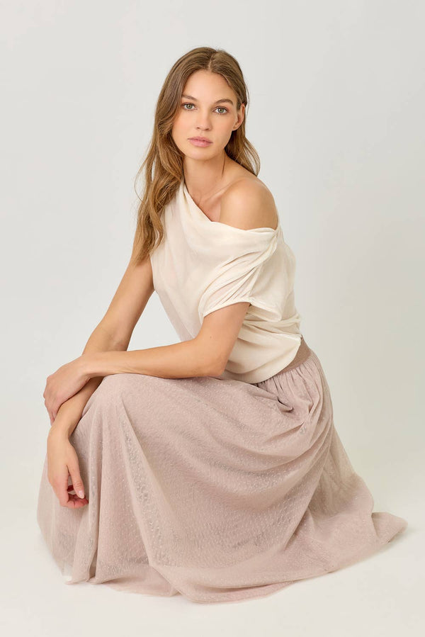 61286 Sparklet Tulle Skirt-Blue Hand Home