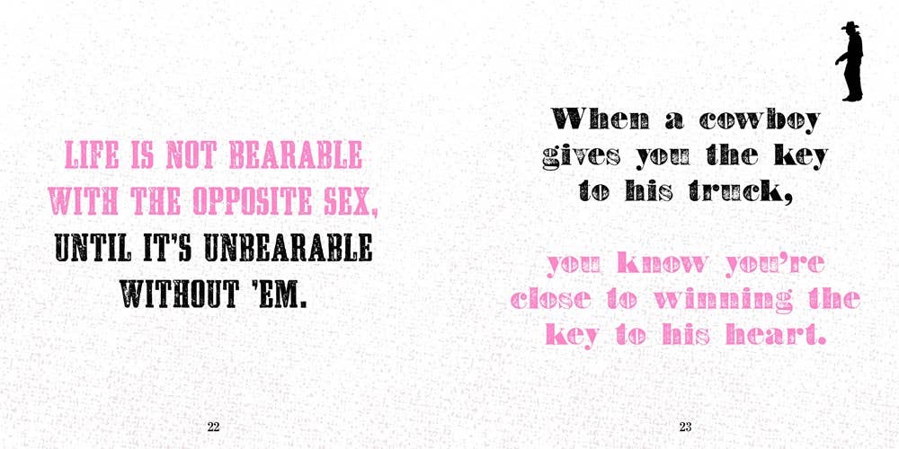 Cowgirl's Guide to Life-Blue Hand Home