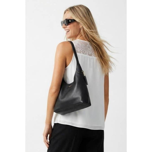 Halter Mock Neck With Lace Trim-Blue Hand Home
