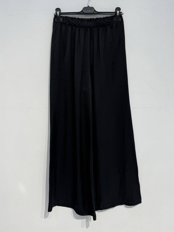 Satin trousers 2577-Blue Hand Home