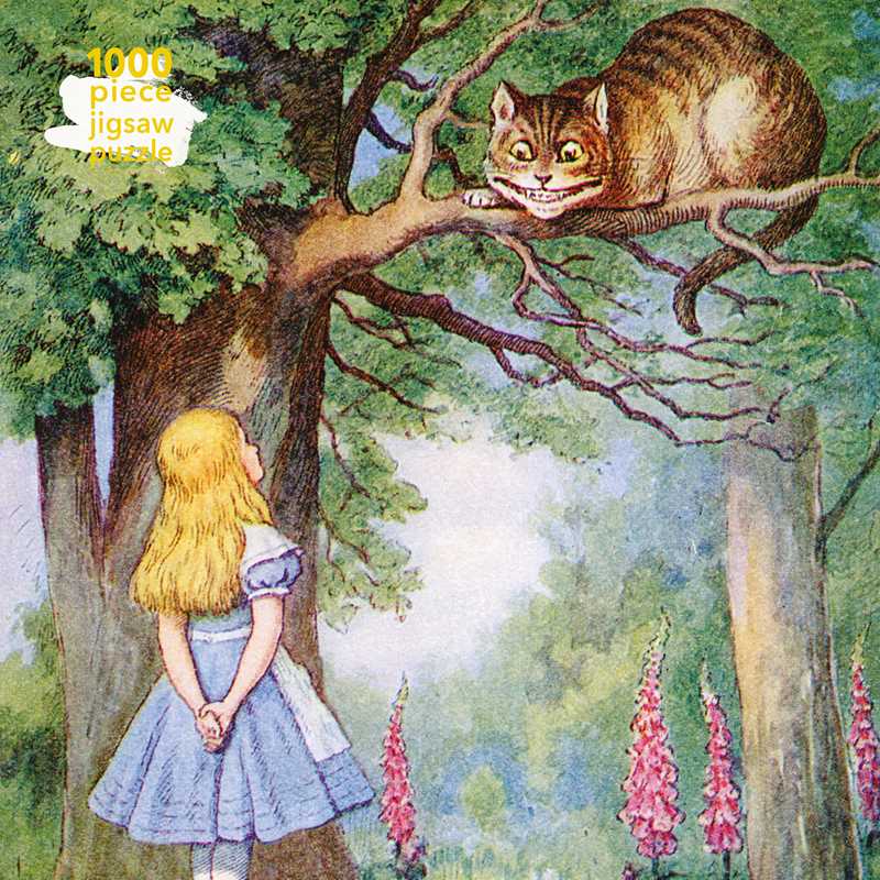 Adult Jigsaw Puzzle Alice and the Cheshire Cat by-Blue Hand Home